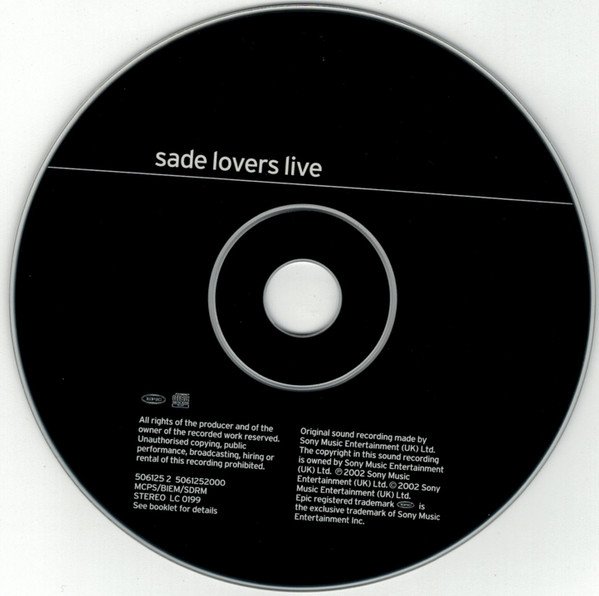 Sade - Lovers Live (CD)