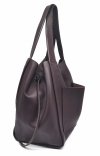 Vera Pelle Italy torebka shopper skóra naturalna bordo burgund