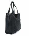 Vera Pelle Italy torebka shopper skóra naturalna czarny