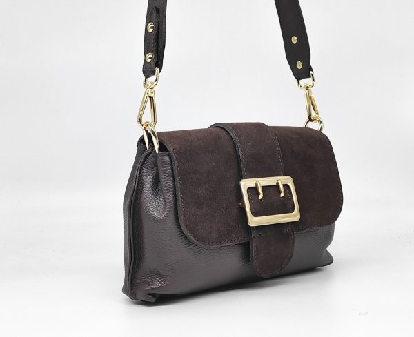 Czekoladowa listonoszka z klamrą