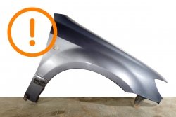 Błotnik przód prawy Mitsubishi Outlander I 2001-2006 (kod lakieru: T12)