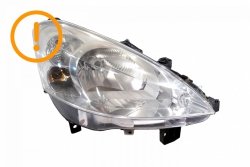 Reflektor prawy Peugeot Partner II 2009 (2008-2012)
