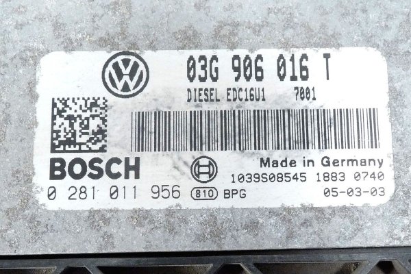 Komputer sterownik silnika VW Golf Plus 5M 2005 2.0TDI