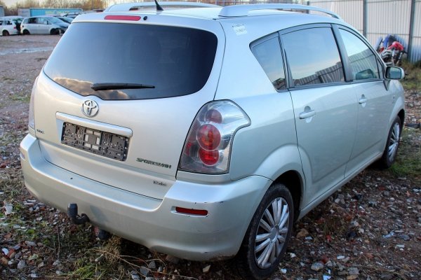 Zderzak tył Toyota Corolla Verso 2007 (2004-2007) Minivan (kod lakieru: 1C0) 