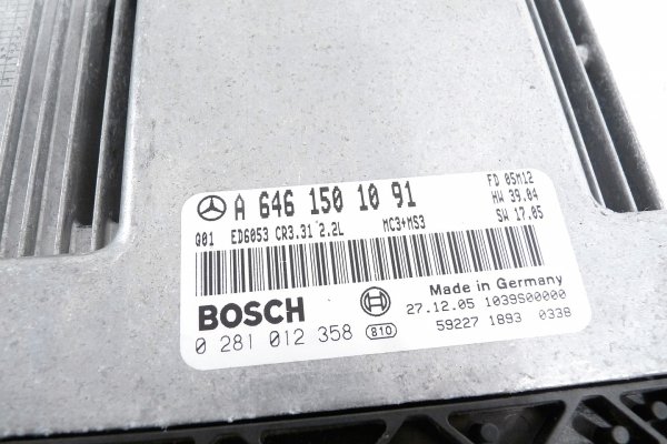 Komputer sterownik silnika Mercedes Vito W639 2006 2.2CDI 646982 Bus 