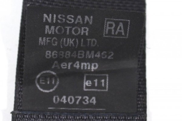 PAS BEZPIECZEŃSTWA PRZÓD PRAWY NISSAN ALMERA N16
