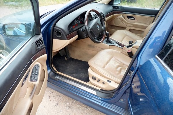 _Kierownica + airbag (drewniana) BMW 5 E39 2002 Kombi 