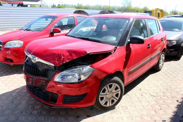 Drzwi przód lewe Skoda Fabia II 5J 2010 Hatchback 5-drzwi (kod lakieru LF3K)