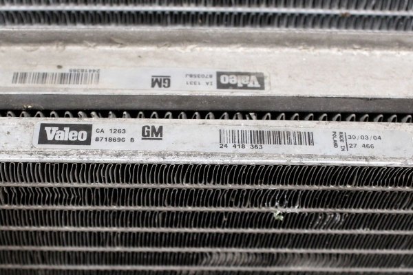 chłodnica wody - klimatyzacji - intercooler - opel - signum - zdjęcie 9