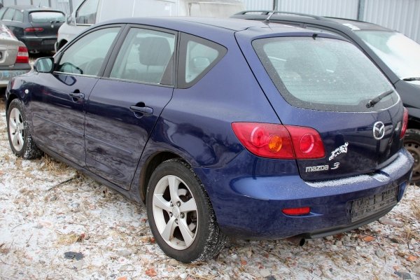 _Zderzak Tył Mazda 3 BK 2003 1.6i Hatchback 5-drzwi