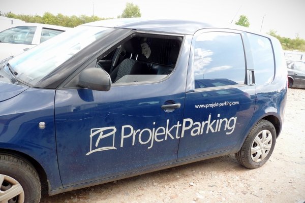Podnośnik szyby przód lewy (manualny) Skoda Praktik 5J Lift 2014 (2010-2015) 