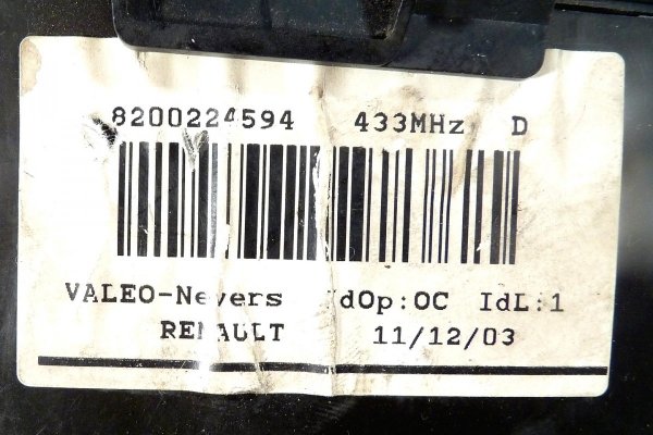 Czytnik kart stacyjka Renault Espace IV 2003 1.9DCI 