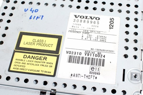 _Radio oryginał Volvo V40 2000-2004