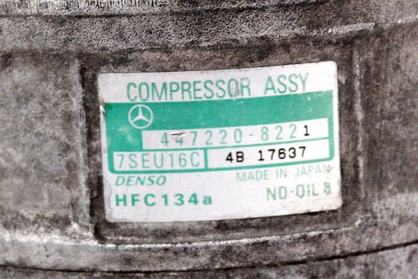 _Sprężarka klimatyzacji Mercedes CLK W209 2002-2009 (PV6 Ø110, Denso 7SEU16C, 1-pin)