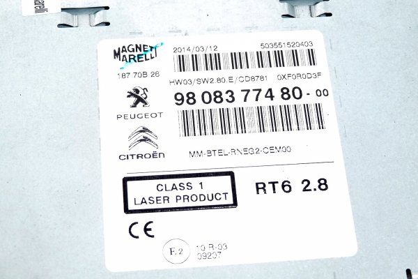 Nawigacja radio Citroen DS5 2014 (2011-2014)  Hatchback 5-drzwi