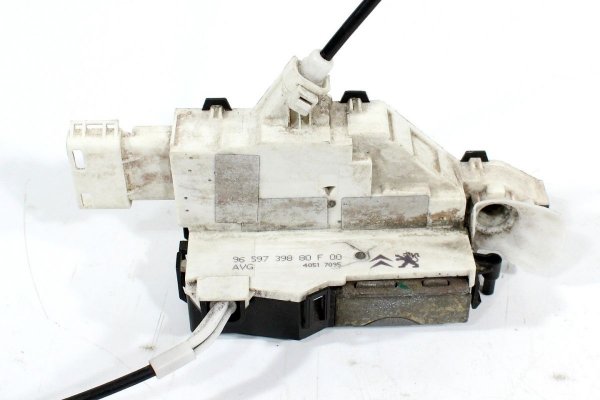 _Zamek drzwi przód lewy Peugeot 407 2005 (6-pin)