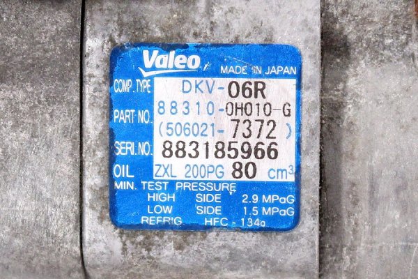 _Sprężarka klimatyzacji Toyota Aygo B10 2005-2014 1.0