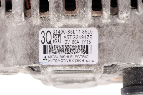 Alternator Suzuki Splash 2011-2014 1.0, 1.2 (80A)