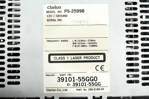 Radio PS-2599B Suzuki Grand Vitara 1998-2005