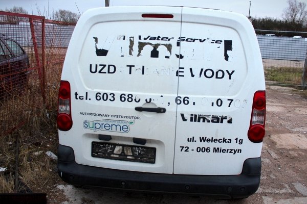 _Drzwi bagażnika tył prawe Peugeot Partner II 2009 (kod lakieru: EWP)