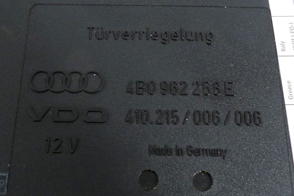 Moduł komfortu Audi A6 C5 1997-2004