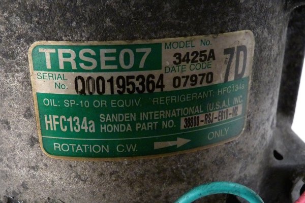 _Sprężarka pompa klimatyzacji Honda Civic VIII FK lift 2010 1.4i-VTEC