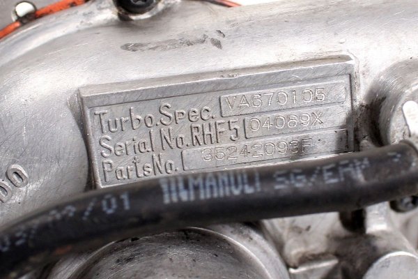 Turbosprężarka Chrysler Voyager GY 2000-2007 2.5CRD