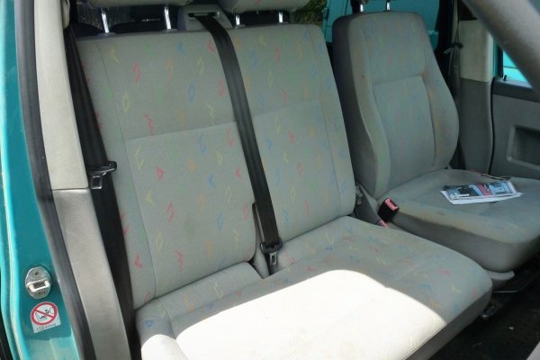Fotel prawy pasażera podwójny dwójka VW Transporter T5 2005 Bus 
