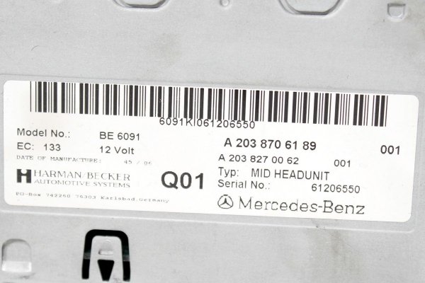 radio - mercedes - c-klasa - zdjęcie 7