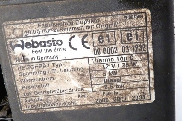 Webasto Mazda 6 GH 2008 2.0D