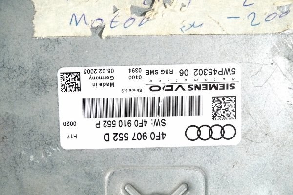 Komputer sterownik silnika Audi A6 C6 2005 2.4i BDW Kombi