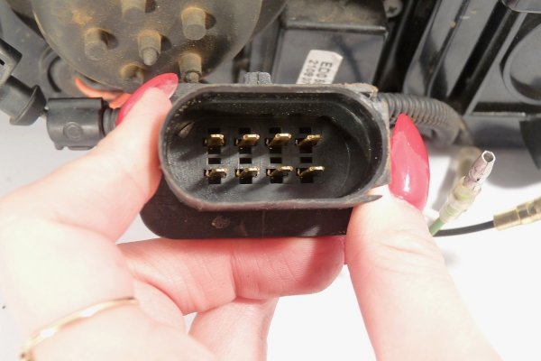 Reflektor lewy prawy komplet clear black Skoda Octavia I 1U LIFT / II 1Z 2001-2010