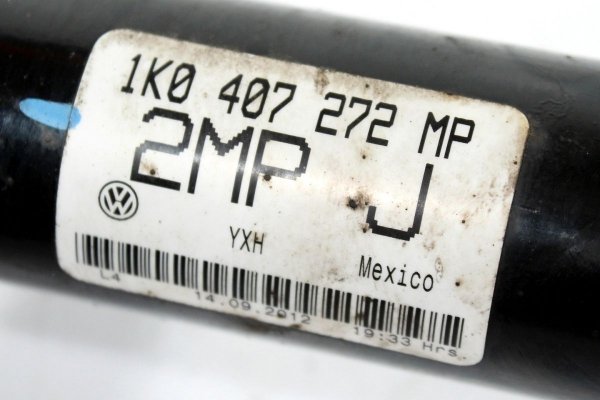 Półoś prawa VW Golf VI 5K 2012 1.4TSI CAXA