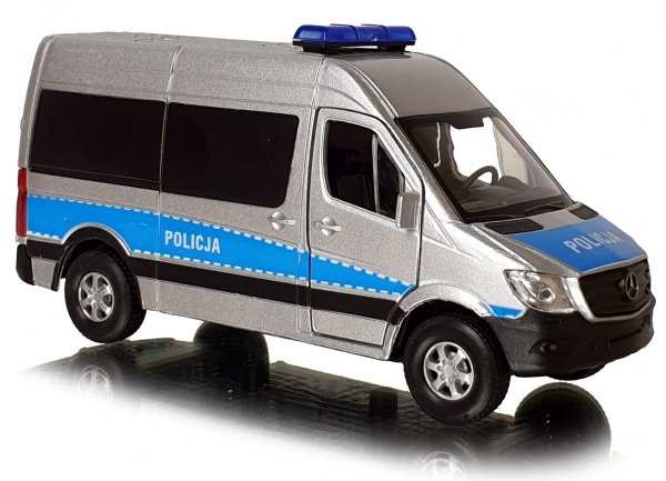 Policja Mercedes Benz Sprinter Panel VAN Welly