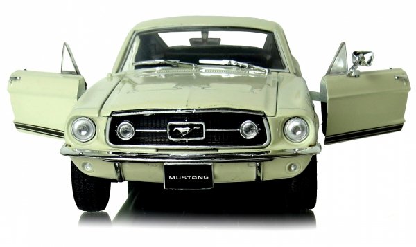 1967 FORD MUSTANG GT Auto METALOWY MODEL Welly 1:24