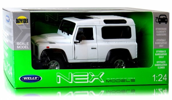 METALOWY MODEL LAND ROVER DEFENDER AUTO Welly 1:24