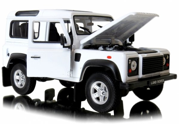 METALOWY MODEL LAND ROVER DEFENDER AUTO Welly 1:24