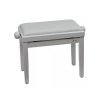 Ever Play PB-9A Ława do pianina biały połysk białe siedzisko