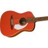 Fender Malibu Player Walnut Fingerboard White Pickguard Fiesta Red