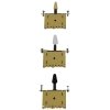 Kera Audio 3P/SQ/ST/Kremowy Przełącznik 3-poz.