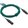 GoodDrut XLRm-XLRf 10m zielony kabel mikrofonowy