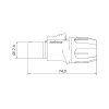 Roxtone RPCI001 Wtyk zasilania power-in