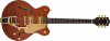 Gretsch Electromatic LTD Flame Okoume Broadkaster Double-Cut with Bigsby Rosewood Fingerboard Roundup Orange