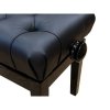 Piano Fiks PKG-100 A40 L34 Ława do pianina czarny połysk czarna skóra