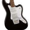 Squier Paranormal Rascal Bass HH Laurel Fingerboard White Pearloid Pickguard Metallic Black