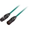 GoodDrut XLRm-XLRf 10m zielony kabel mikrofonowy