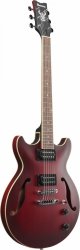Ibanez AM53-SRF Sunburst Red Flat Artcore Gitara Semi Hollowbody