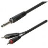 Roxtone RAYC110L3 kabel audio jack- 2x RCA 3m