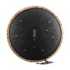 Hluru Round tongue drum 14 15 ton TY15-14-InkBlack