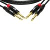 Klotz KT-JJ150 Twin Kable Czarny 1,5m 2xJack-2xJac